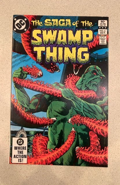Swamp Thing #6 (1982) Martin Pasko Story Tom Yeates Cover & Art