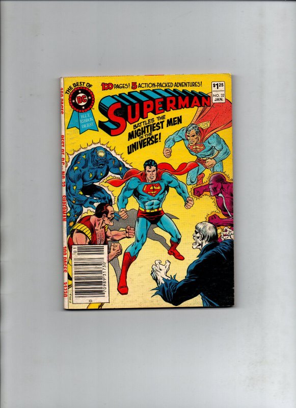 Best of DC Blue Ribbon Digest #32 newsstand - Superman - 1983 - VF