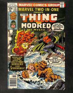 Marvel Two-In-One #33 Thing Mordred the Mystic!