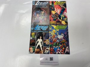 4 Legion Super-Heroes DC comic books #21 22 24 25 18 KM17