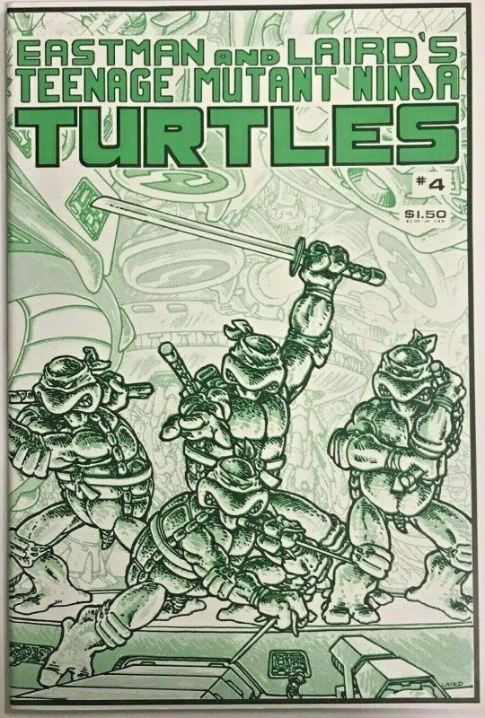 TEENAGE MUTANT NINJA TURTLES#4 VF/NM 1984 FIRST PRINT MIRAGE STUDIOS  