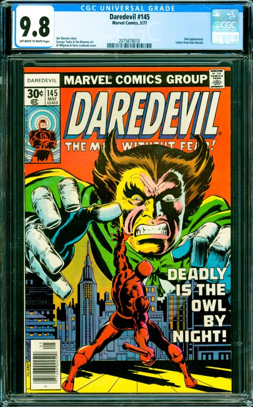 Daredevil #145 (Marvel, 1977) CGC 9.8 - Highest Graded!