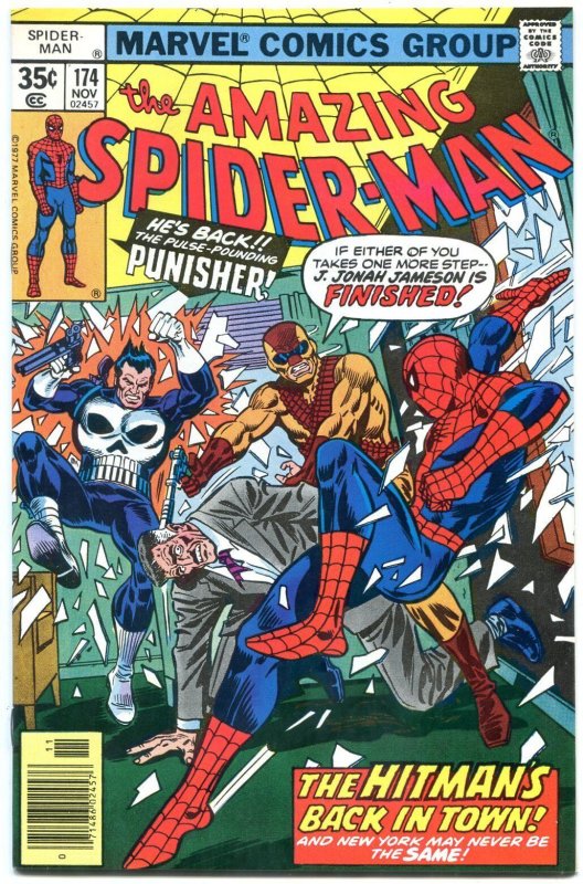 AMAZING SPIDER-MAN #174 1977-High Grade NM Punisher Hitman