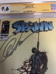 Spawn (1995) # 30 (CGC 9.6 SS) Signed Greg Capullo * Image Comics