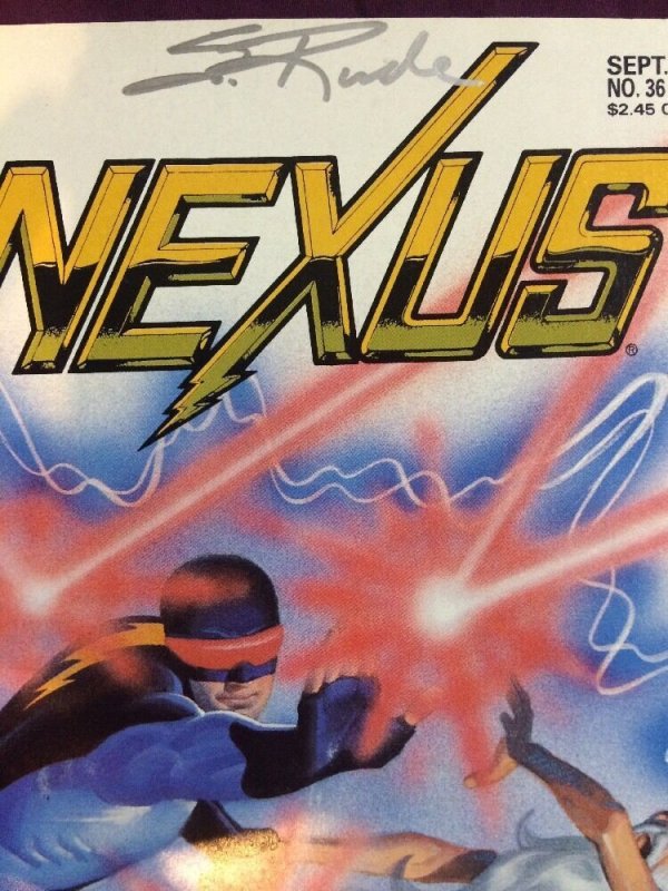 NEXUS 36 SIGNED BY STEVE RUDE science fiction FIRST COMICS Clonezone