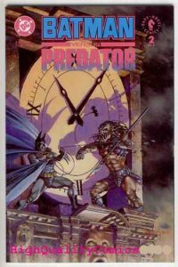 BATMAN vs PREDATOR #2, NM+, Prestige, Kubert, Arthur Suydam, 1991, more in store