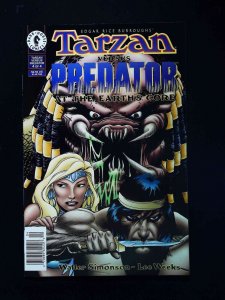 Tarzan Vs. Predator At The Earth'S Core #4  Dark Horse Comics 1996 Vf+ Newsstand