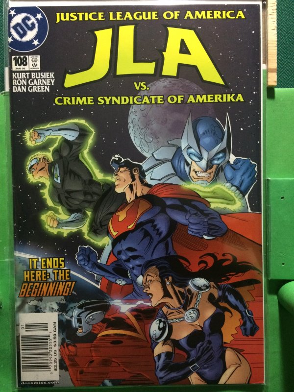 JLA #108 vs The Crime Syndicate of America