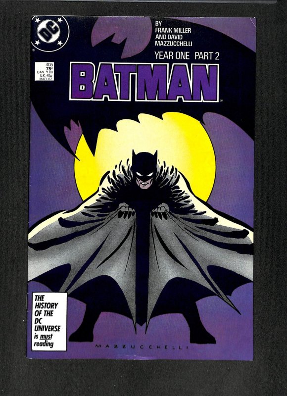 Batman #405 1st Carmine Falcone! Frank Miller Year One Part 2!