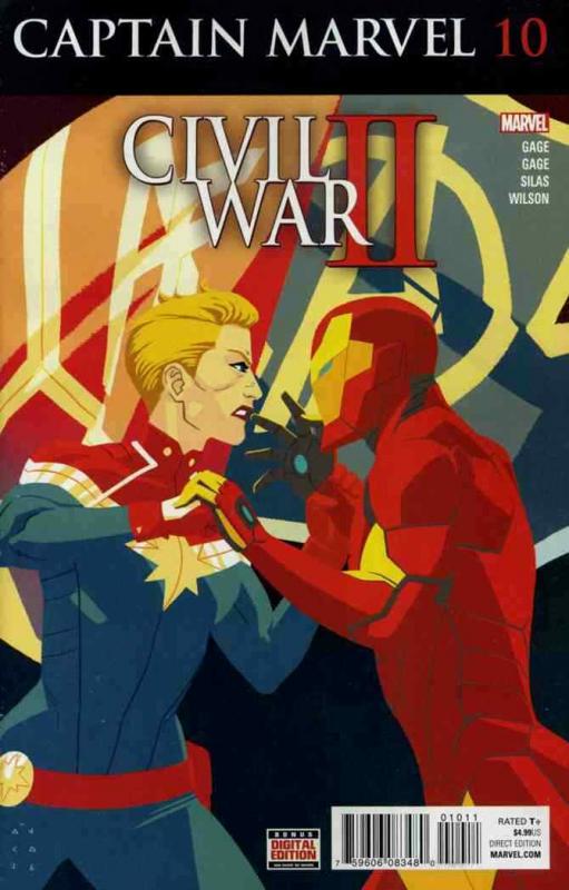 CAPTAIN MARVEL (2015 MARVEL COMICS) #10 NM-