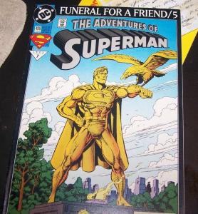 Adventures of Superman #499 (Feb 1993, DC) funeral for a friend pt 5