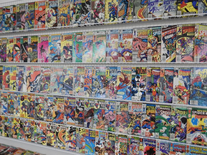 Huge Lot 130+ Low Grade Reader Comics W/ Spider-Man, Team-Up Avg VG Condition!