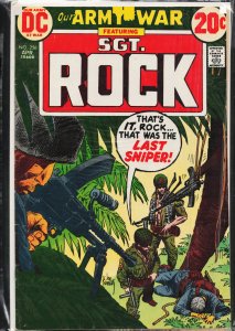 Our Army at War #256 (1973) Sgt. Rock