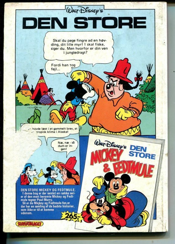 Onkel Joakim #1 1987-Disney-Danish-Uncle Scrooge-Carl Barks-Mickey Mouse-VG