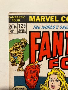 Fantastic Four #129 1st Thundra Appearance Key Buscema Bronze Age 1972