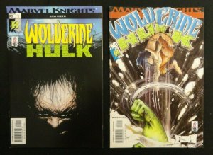 Marvel Knights Wolverine Hulk #1-4 Complete Series Lot of 4 VF/NM- 1 2 3 4