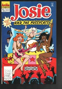 Josie and the Pussycats #1 1993-Archie1st issue-Pull out poster by Dan DeCarl... 