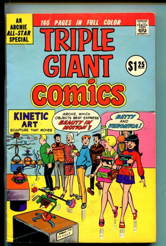 Triple Giant Comics--#1--1975--COMIC BOOK--Archie--VG