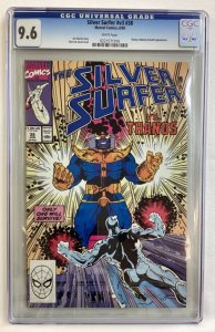 Silver Surfer Vol 3 #38 - CGC 9.6 - Marvel - 1990 - Thanos! Nebula! Death!