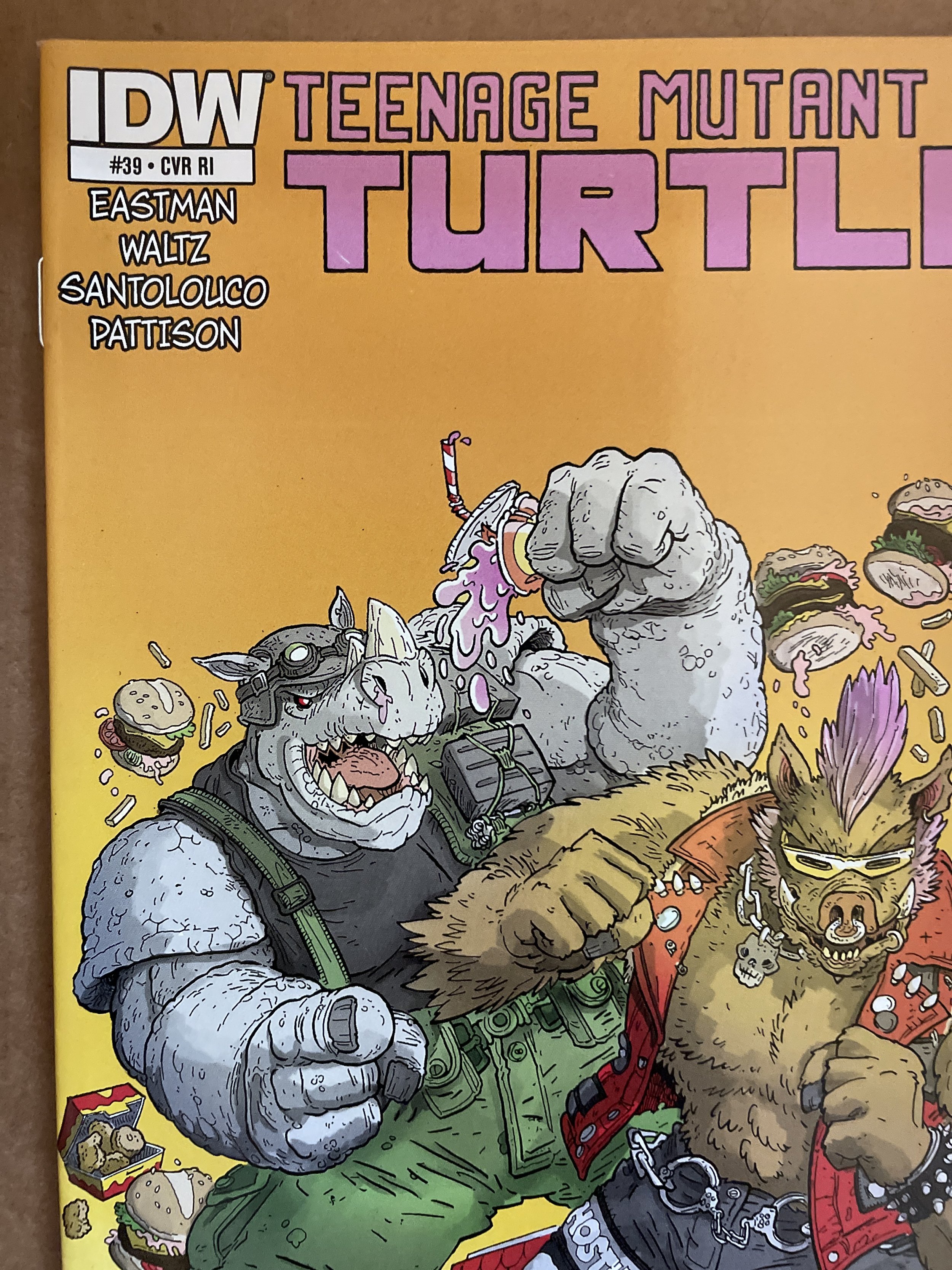 IDW Teenage Mutant Ninja Turtles #39 NM/NM+ RI 1:10 Variant TMNT