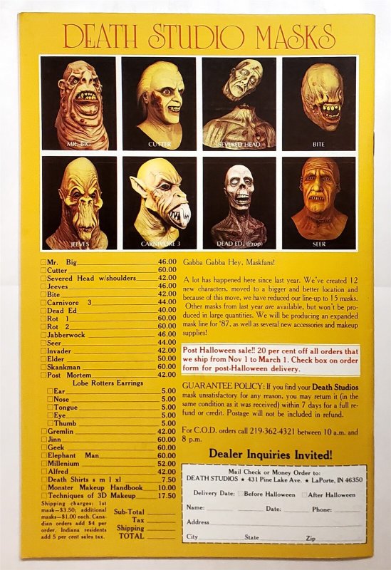 Death Rattle (Vol. 2) #7 (Oct 1986, Kitchen Sink) 7.0 FN/VF