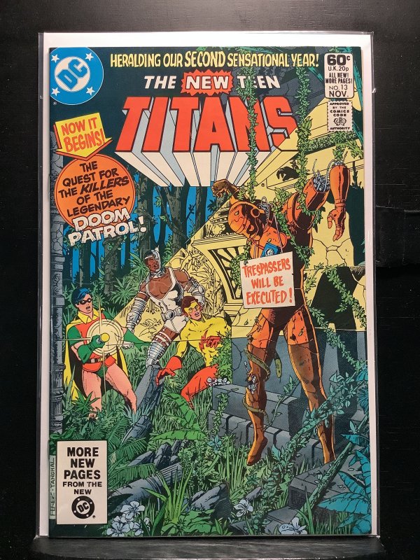 The New Teen Titans #13 Direct Edition (1981)