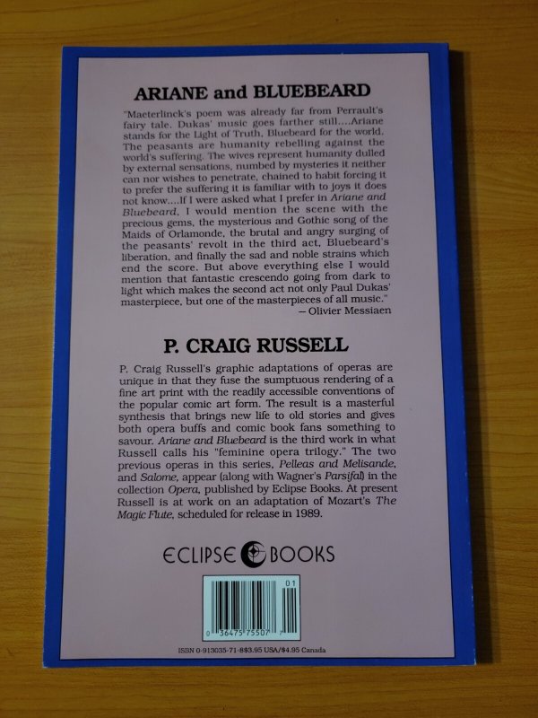 Ariane & Bluebeard #1 TPB ~ NEAR MINT NM ~ 1989 Eclipse Comics