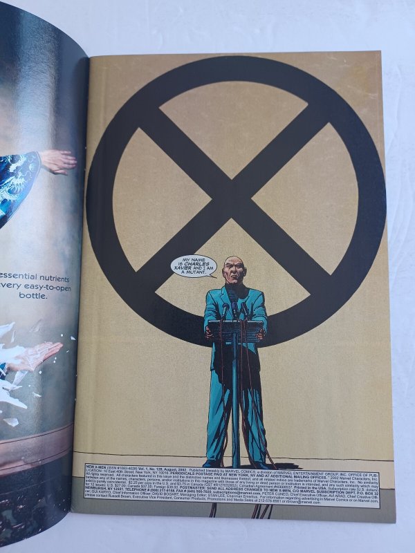 New X-Men #128 - 1st app Fantomex - KEY - 2002 - (-NM)