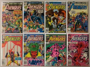 Avengers comics lot #158-310 + 2 annuals 33 diff avg 5.0 (1977-89)