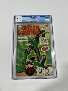 Green Lantern 59 cgc 5.0 ow/w pages 1968  