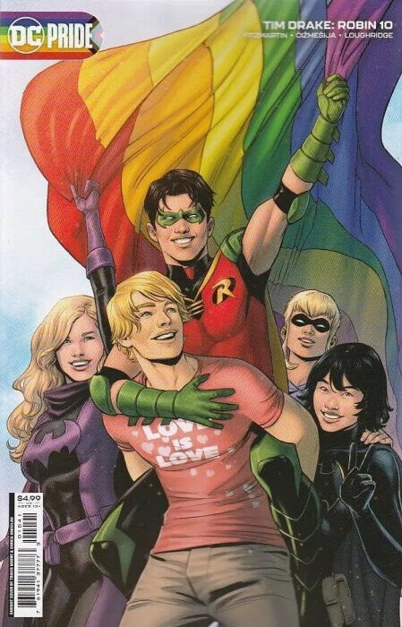Tim Drake Robin #10 Travis Moore Pride Variant DC Comics 2023