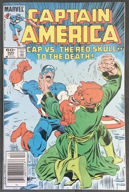 Captain America #300 Newsstand (1984, Marvel) NM+