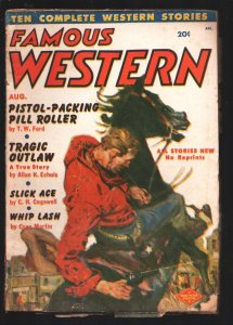 Famous Western  8/1951Story of Bill Dalton  by Allen K. Echols-Is Jesse James