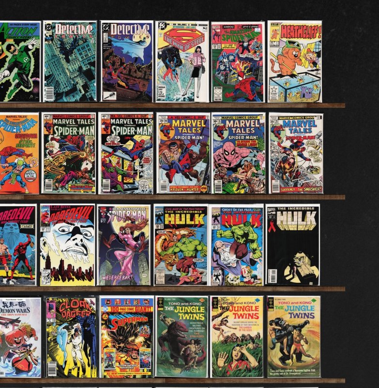 Huge Lot 150+ Comics with Fallen Angel, The Incredible Hulk & More!