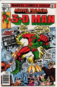 Marvel Premiere #35 (1977) 3-D Man [Key Issue]