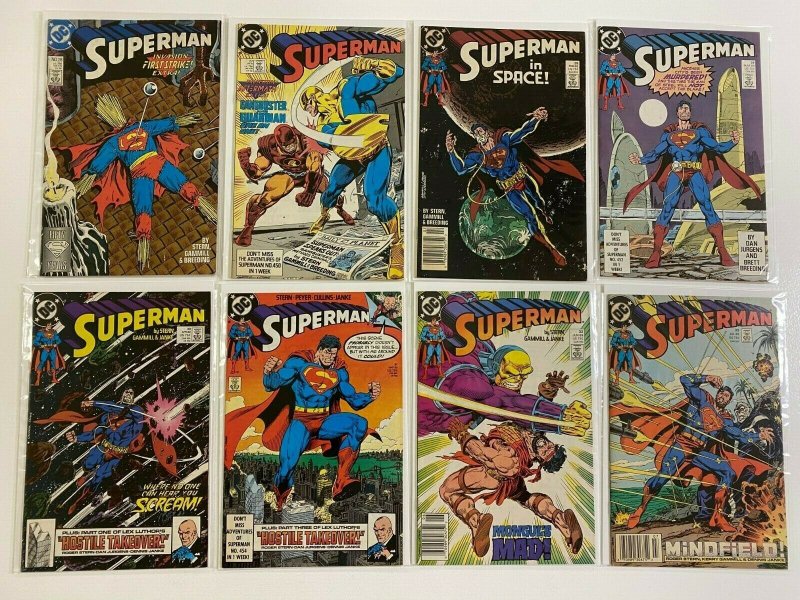 Superman lot 45 different from #1-49 6.0 FN (1987-90 2nd Series) 