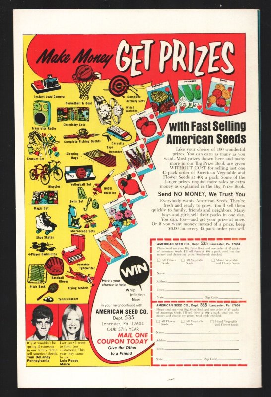 Justice Inc. #1 1975- DC-1st issue-Joe Kubert-Pulp hero-The Avenger-Kenneth Robe