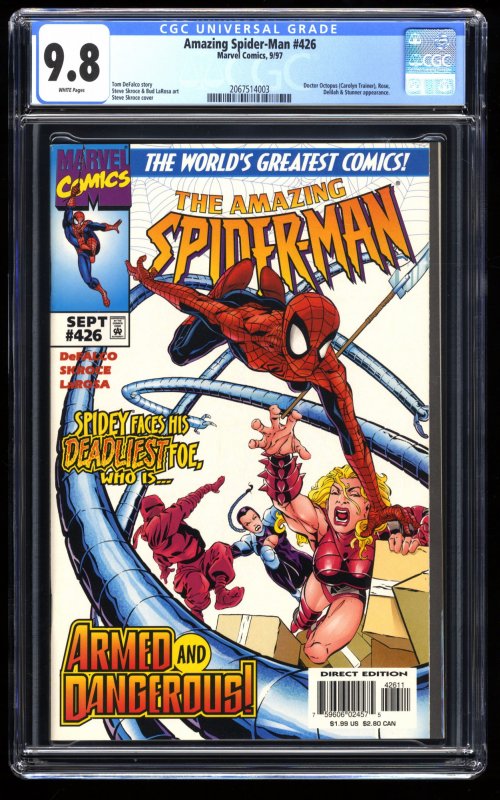 Amazing Spider-Man #426 CGC NM/M 9.8 White Pages