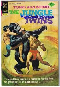 JUNGLE TWINS #11, VF, Gorilla Cult, Gold Key, 1972, more GK in store