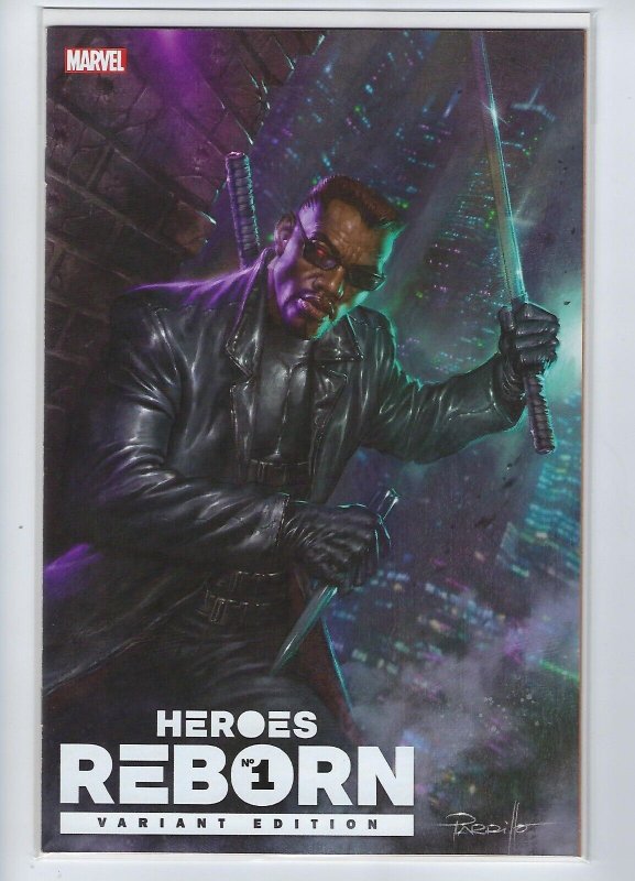 Heroes Reborn #1 Outstanding Exclusive Blade Cover by Parrillo (2021) {NM-}