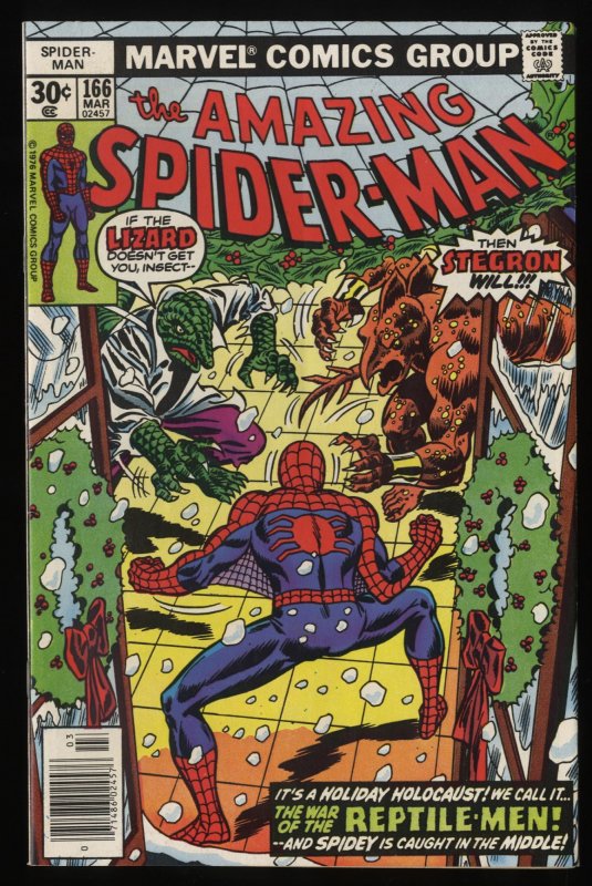 Amazing Spider-Man #166 VF/NM 9.0 Lizard!