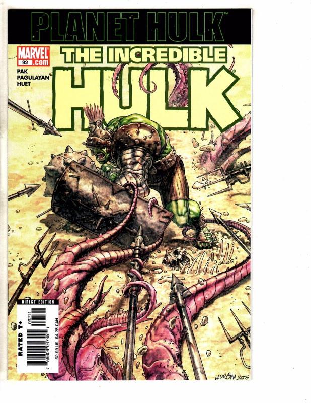 Incredible Hulk # 92 NM 1st Print Marvel Comic Book Planet Hulk Miek Thor TW55