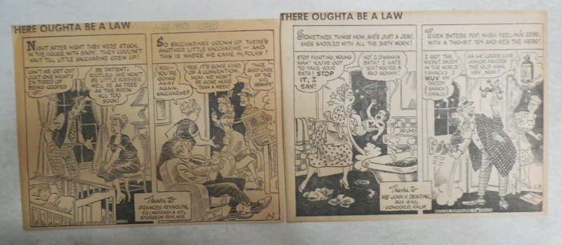 (305) There Oughta Be A Law Panels by Fagaly from 1953 Size: 5 x 6 inches