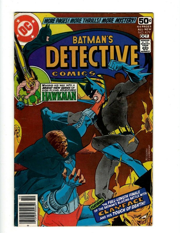 Detective Comics # 479 VF DC Comic Book Batman Robin Joker Catwoman SR1