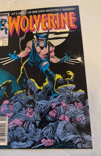 Wolverine #1 (1988) his first ongoing series -Patch