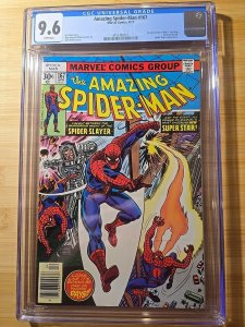 CGC 9.6 Amazing Spider-Man #167 '77 ?1st App Will O The Wisp, Spider-Sla...