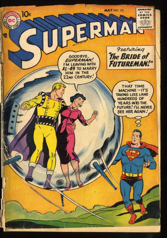 Superman #121 FA/GD 1.5 DC Comics