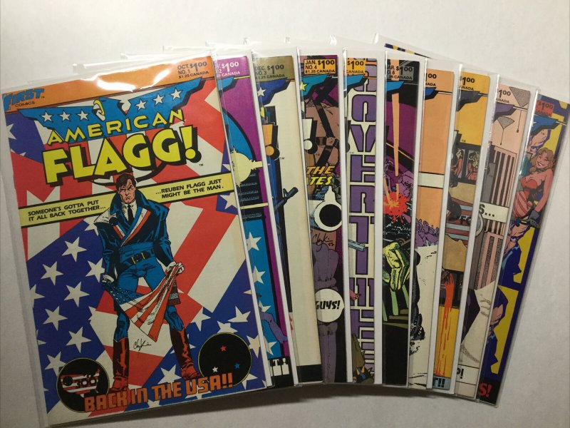 American Flagg 1-31 Nm- Near Mint- 9.2 First Comics