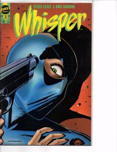 First Comics Whisper #35 & 36 NM Steven Grant