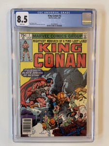 King Conan #2 CGC 8.5 Newsstand  (1980)